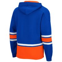 Men's Colosseum Royal Florida Gators Lace Up 3.0 Pullover Hoodie