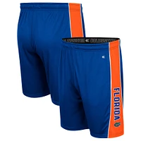 Short à panneau Colosseum Royal Florida Gators pour hommes