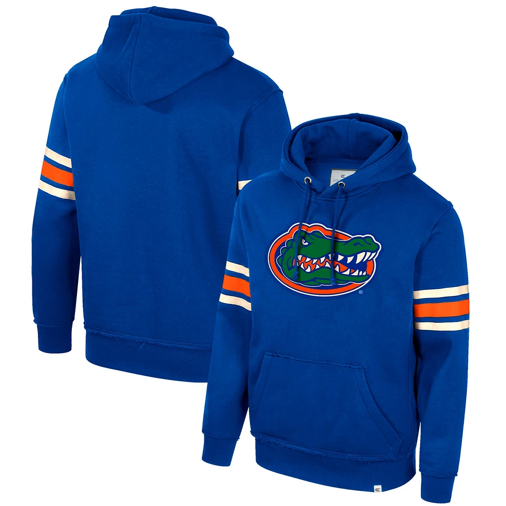 Pull à capuche Colosseum Royal Florida Gators saluant pour hommes