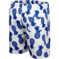 Men's Colosseum White/Royal Florida Gators Pineapple Swim Shorts