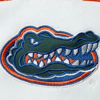 Men's Colosseum White Florida Gators Arch & Logo Crew Neck Sweatshirt