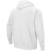 Men's Colosseum White Florida Gators Double Arch Pullover Hoodie