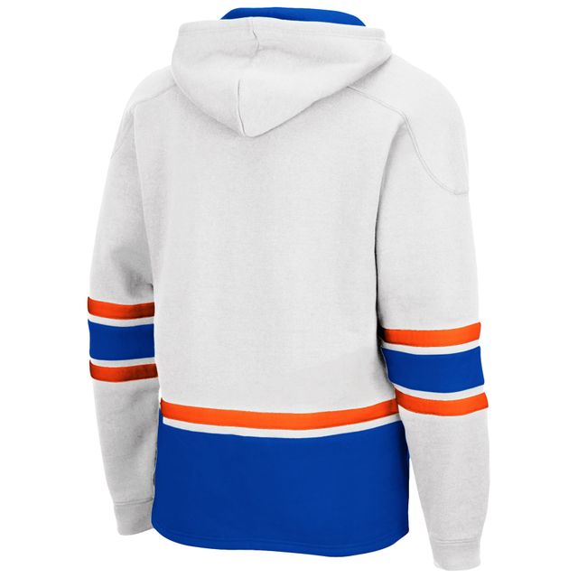 Chandail à capuchon Colosseum Florida Gators lacets 3.0 pour hommes, blanc