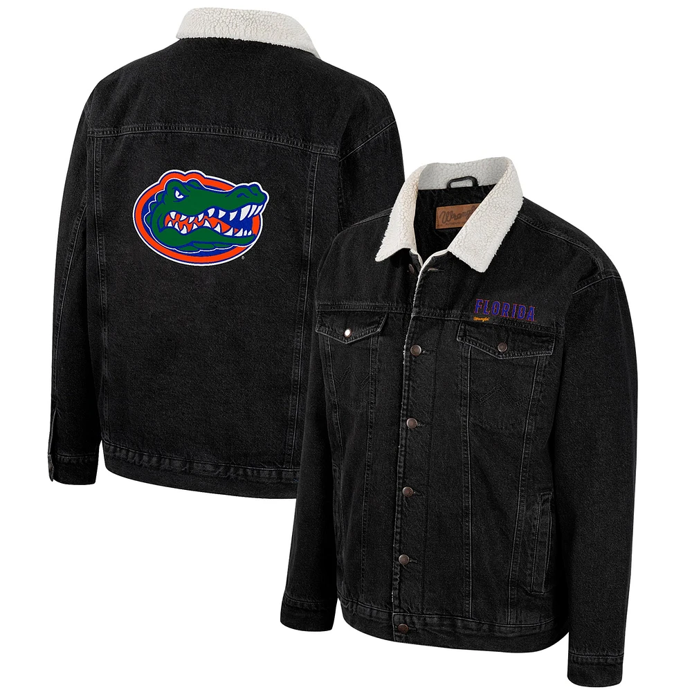 Veste en jean Colosseum x Wrangler Florida Gators Western boutonnée pour homme