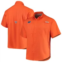 Chemise Columbia Orange Florida Gators PFG Tamiami pour homme