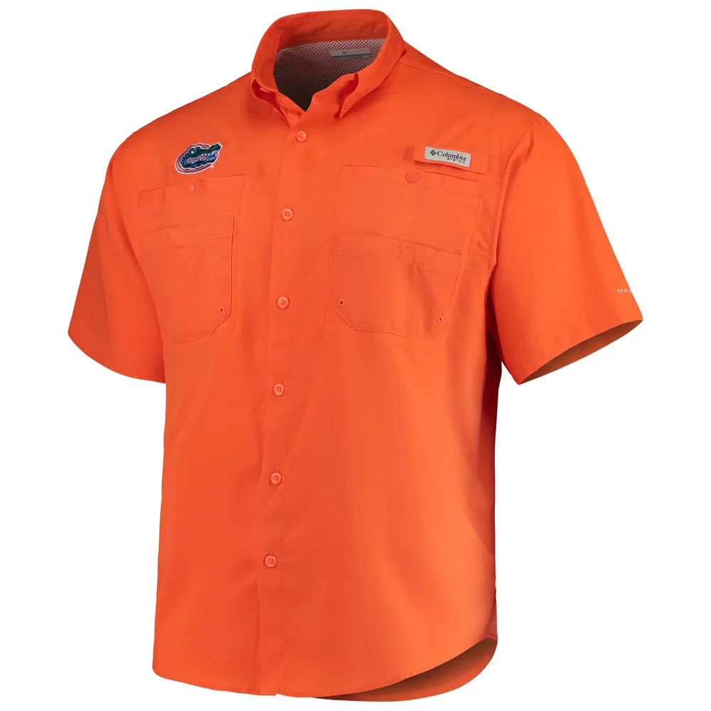 Chemise Columbia Orange Florida Gators PFG Tamiami pour homme