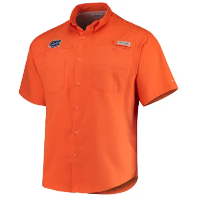 Chemise Columbia Orange Florida Gators PFG Tamiami pour homme