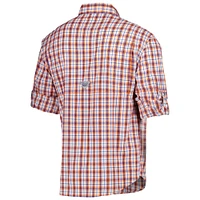 Men's Columbia Orange Florida Gators Super Tamiami Omni-Wick Long Sleeve Button-Down Shirt