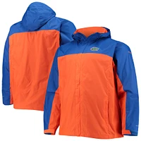 Men's Columbia Royal/Orange Florida Gators Big & Tall Glennaker Storm Omni-Tech Full-Zip Hoodie Jacket