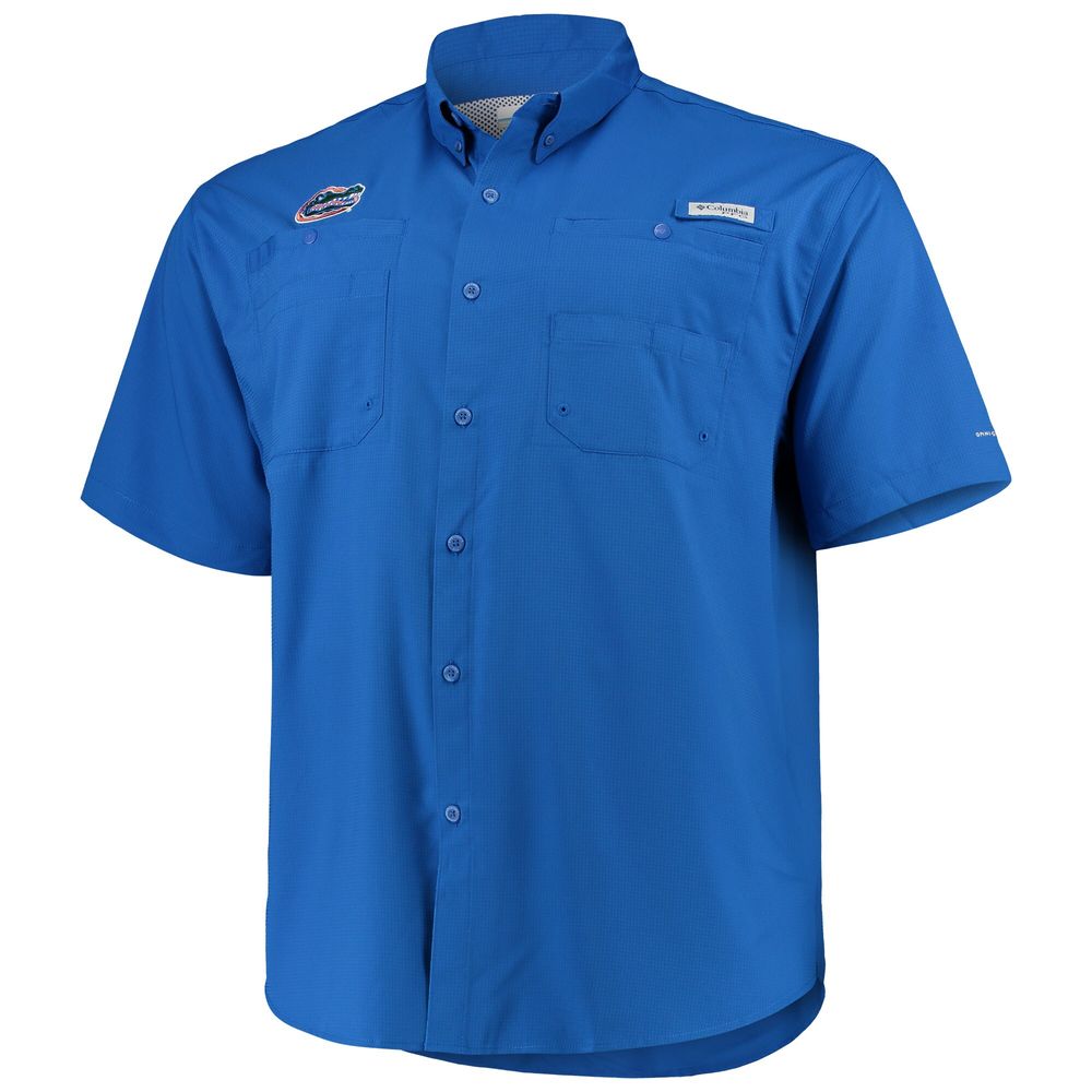 Men's Columbia Royal Florida Gators Big & Tall Collegiate Tamiami Button-Down Shirt