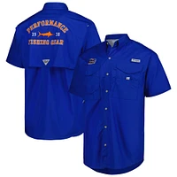 Chemise boutonnée Columbia Royal Florida Gators Bonehead pour homme