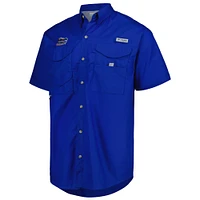 Men's Columbia Royal Florida Gators Bonehead Button-Up Shirt