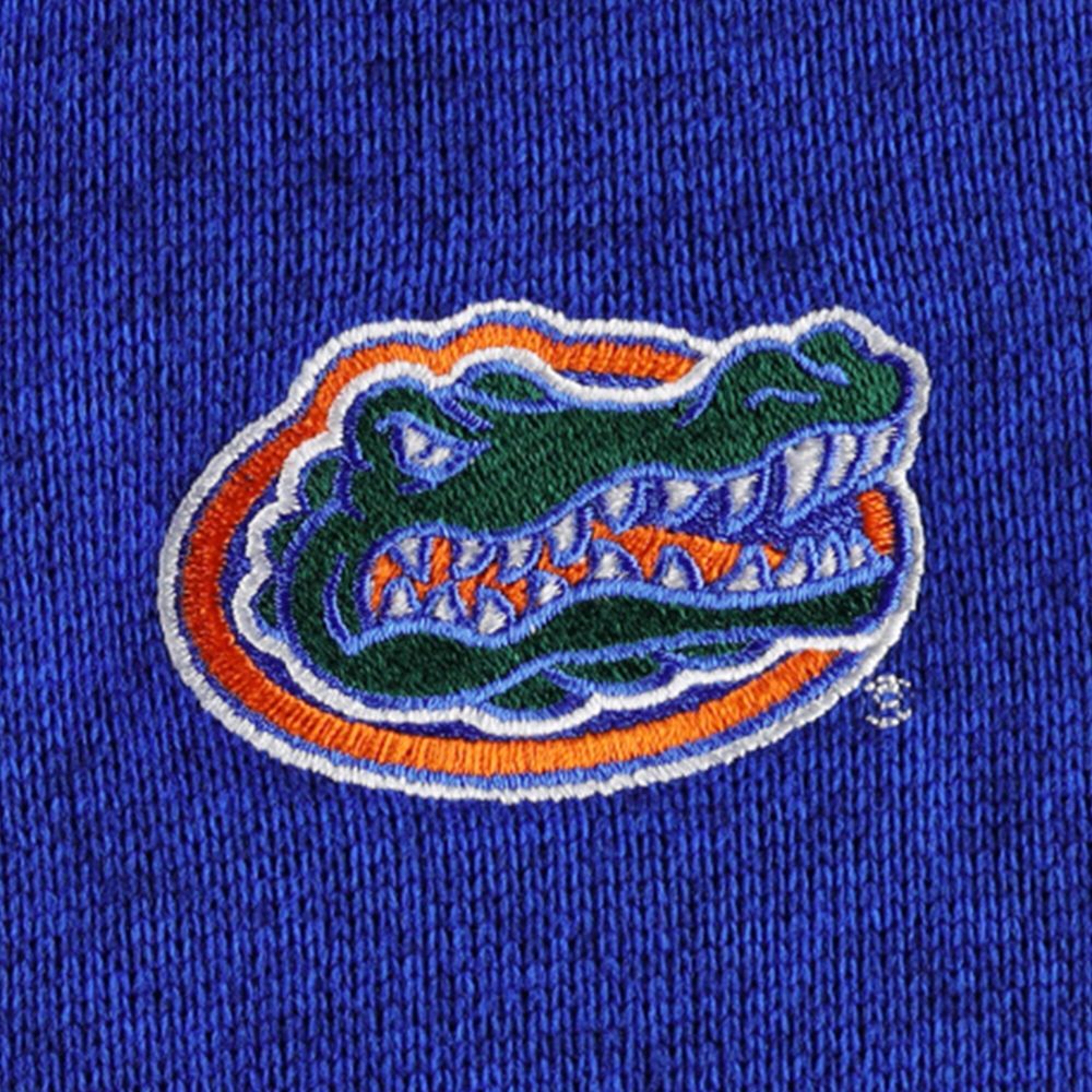 Men's Columbia Royal Florida Gators Canyon Point Omni-Shield Raglan Half-Zip Top