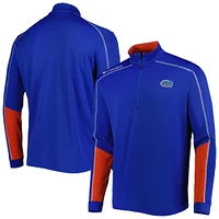 Men's Columbia Royal Florida Gators Shotgun 2.0 Omni-Wick Quarter-Zip Jacket