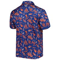 Men's Columbia Royal Florida Gators Super Terminal Tackle Omni-Shade Polo