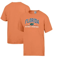 Men's ComfortWash Orange Florida Gators 2025 NCAA Basketball National Champions T-Shirt