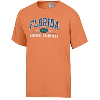 Men's ComfortWash Orange Florida Gators 2025 NCAA Basketball National Champions T-Shirt