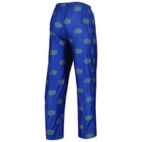 Men's Concepts Sport Royal Florida Gators Logo Flagship Allover Print Pants