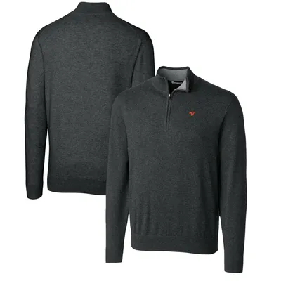 Women's Cutter & Buck Black Louisville Cardinals Lakemont Tri-Blend V-Neck Pullover Sweater Size: Large