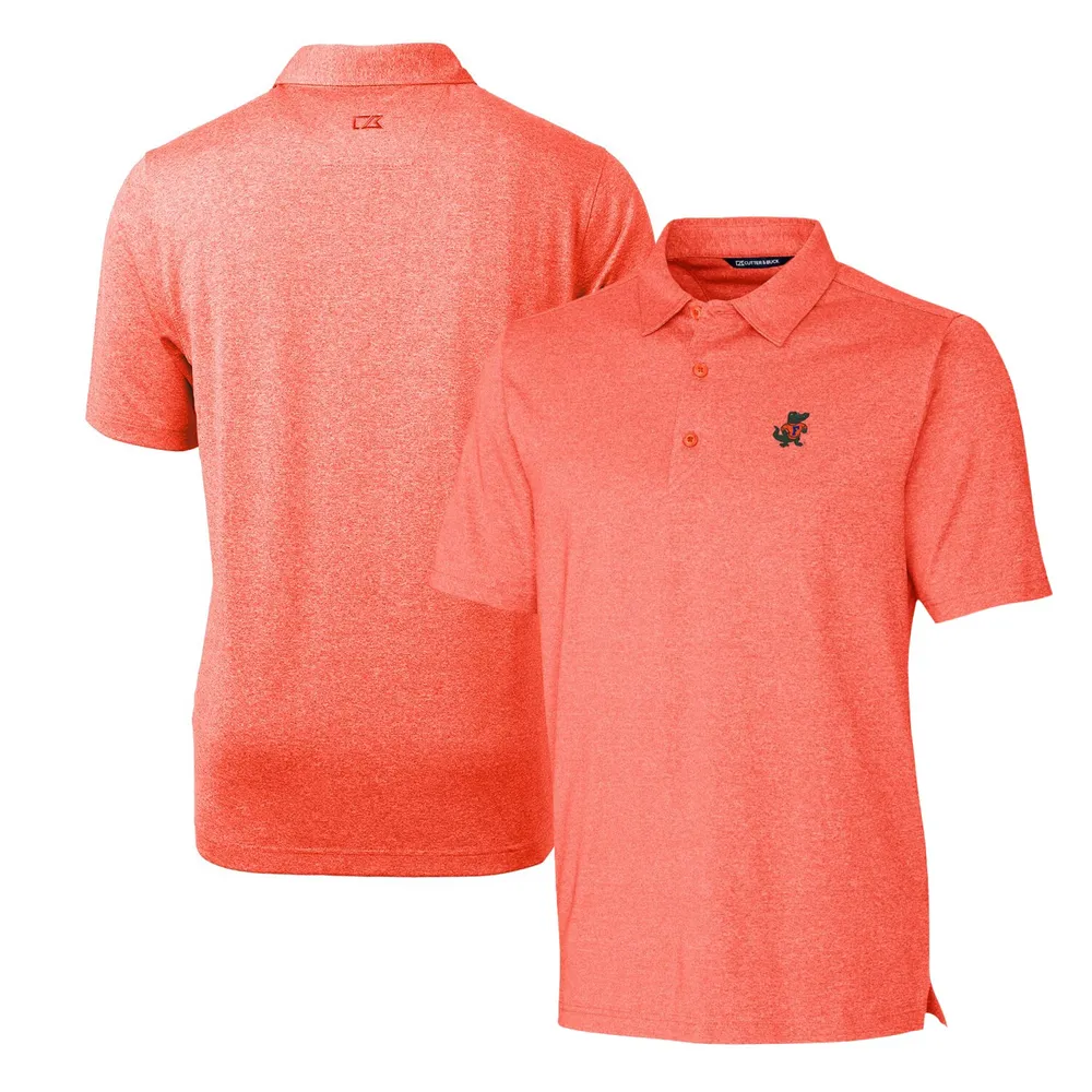 Men's Cutter & Buck Orange Houston Astros Prospect Textured Stretch Polo Size: Small