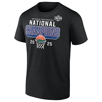 Men's Fanatics  Black Florida Gators 2025 NCAA Basketball National Champions Core T-Shirt