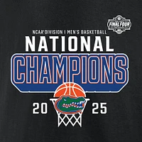 Men's Fanatics  Black Florida Gators 2025 NCAA Basketball National Champions Core T-Shirt