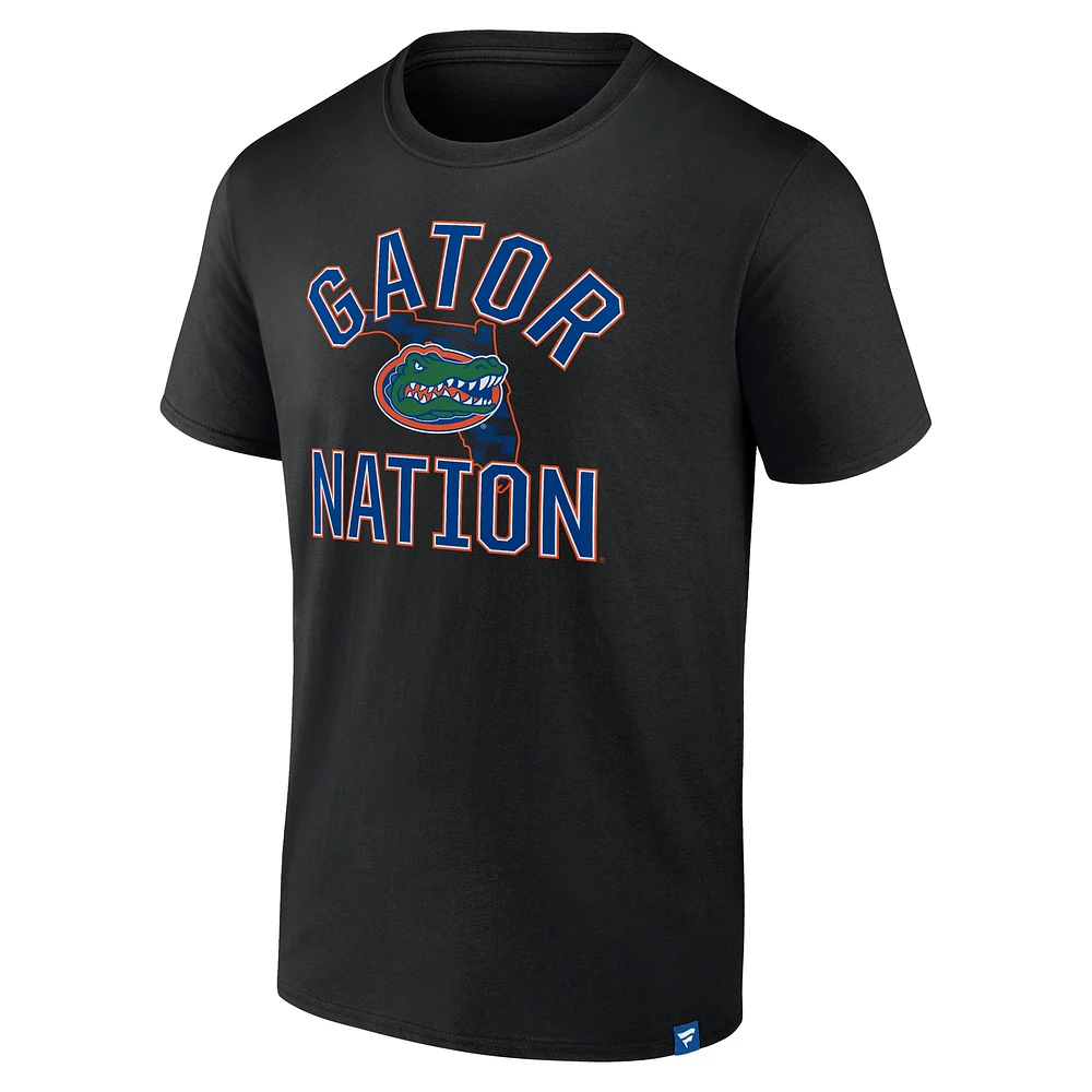 Men's Fanatics  Black Florida Gators Fundamentals Hometown Slogan T-Shirt