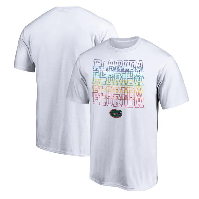 Men's Chicago Cubs Fanatics Branded White Logo City Pride T-Shirt