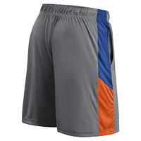 Short gris avec logo des Florida Gators pour hommes Fanatics