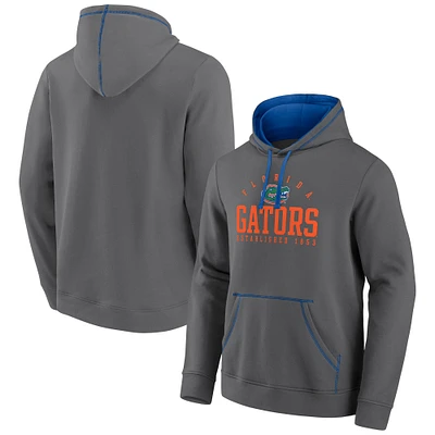 Sweat à capuche en polaire gris Fanatics pour hommes Florida Gators Toppler