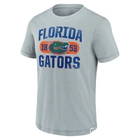 Men's Fanatics Gray Florida Gators True Classics Slub Elevated T-Shirt