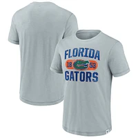 T-shirt gris True Classics Slub Elevated pour homme de la collection Fanatics Florida Gators