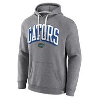 Sweat à capuche en polaire raglan True Classics On Deck de Fanatics Heather Gray pour hommes Florida Gators