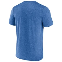 T-shirt synthétique Fanatics Heather Royal Florida Gators 2025 NCAA pour hommes, champions nationaux de basketball
