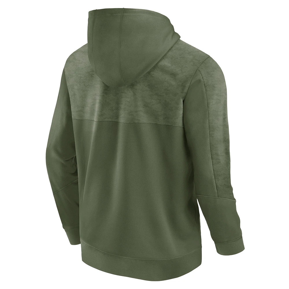 Fanatics Olive Florida Gators OHT Military Appréciation Pochoir pour hommes Sweat à capuche