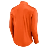 Men's Fanatics Orange Florida Gators Tough Minded Quarter-Zip Top