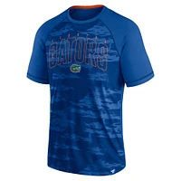 Men's Fanatics Royal Florida Gators Arch Outline Raglan T-Shirt