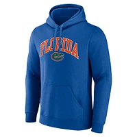 Men's Fanatics Royal Florida Gators Arched Logo Pullover Hoodie