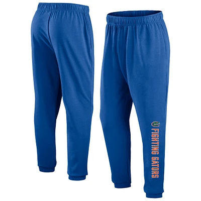 Pantalon de survêtement en polaire Fanatics Royal Florida Gators Chop Block pour hommes