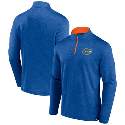 Men's Fanatics Royal Florida Gators Classic Homefield Quarter-Zip Top