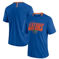 T-shirt Fanatics Royal Florida Gators Defender Fade Slant pour homme