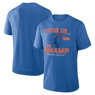 T-shirt à trois mélanges Dynamic Showdown des Royal Florida Gators de Fanatics pour hommes