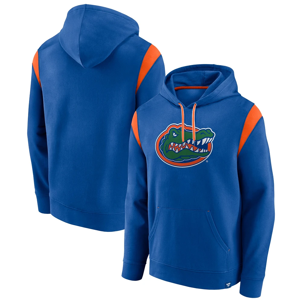 Men's Fanatics Royal Florida Gators Gym Rat Pullover Hoodie