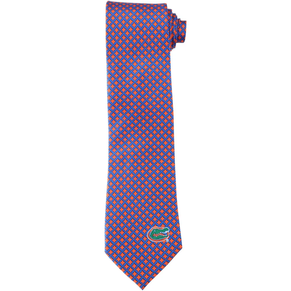 Florida Gators Diamante Print Silk Tie