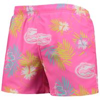 Men's FOCO Pink Florida Gators Neon Floral Swim Trunks