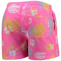 Men's FOCO Pink Florida Gators Neon Floral Swim Trunks