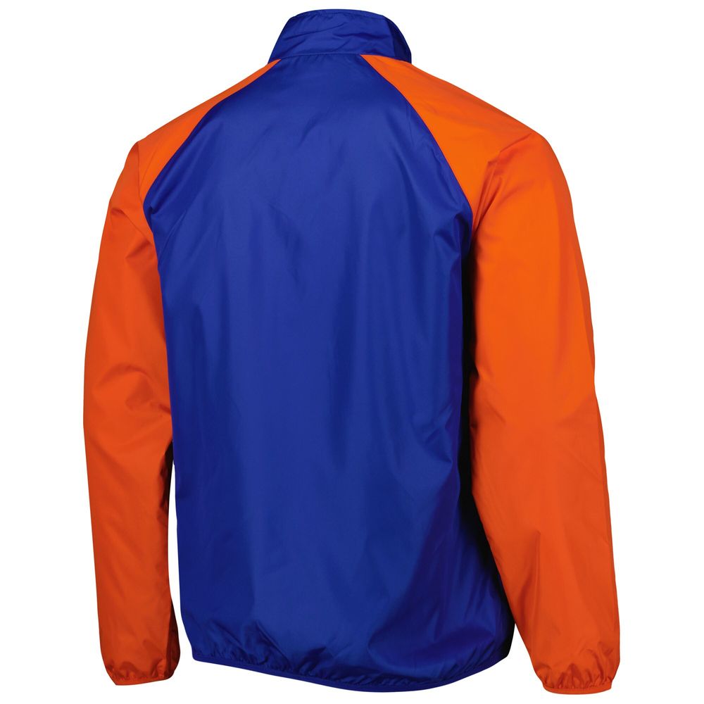 Men's G-III Sports by Carl Banks Royal/Orange Florida Gators Point Guard Raglan Half-Zip Jacket