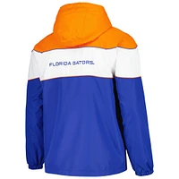 Men's G-III Sports by Carl Banks Royal Florida Gators Center Line Half-Zip Raglan Hoodie Jacket