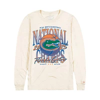 Men's Homefield Cream Florida Gators 2025 NCAA Basketball National Champions Long Sleeve T-Shirt