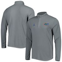 Men's Jordan Brand Anthracite Florida Gators Team Half-Zip Top